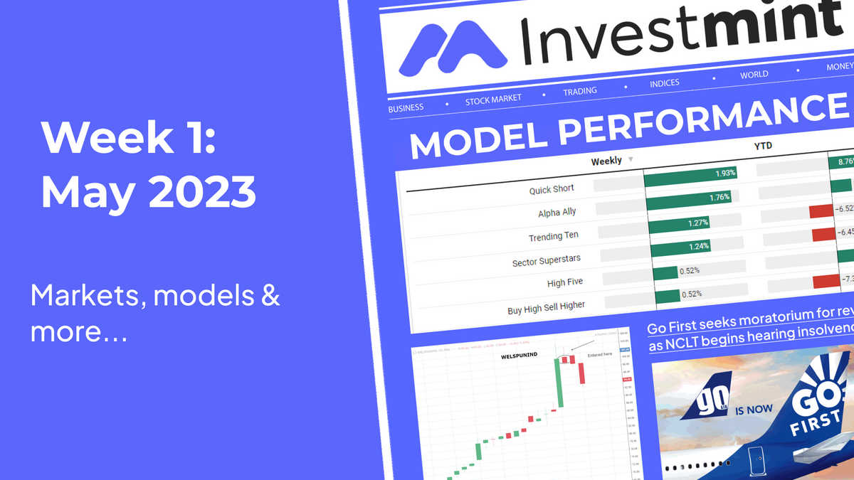 Markets, models & more - Week 1 - May'23