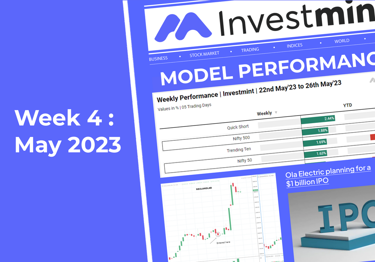 Markets, models & more- Week 4- May'23
