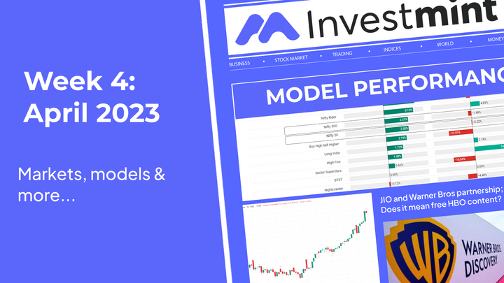Markets, models & more - Week 4 - April'23
